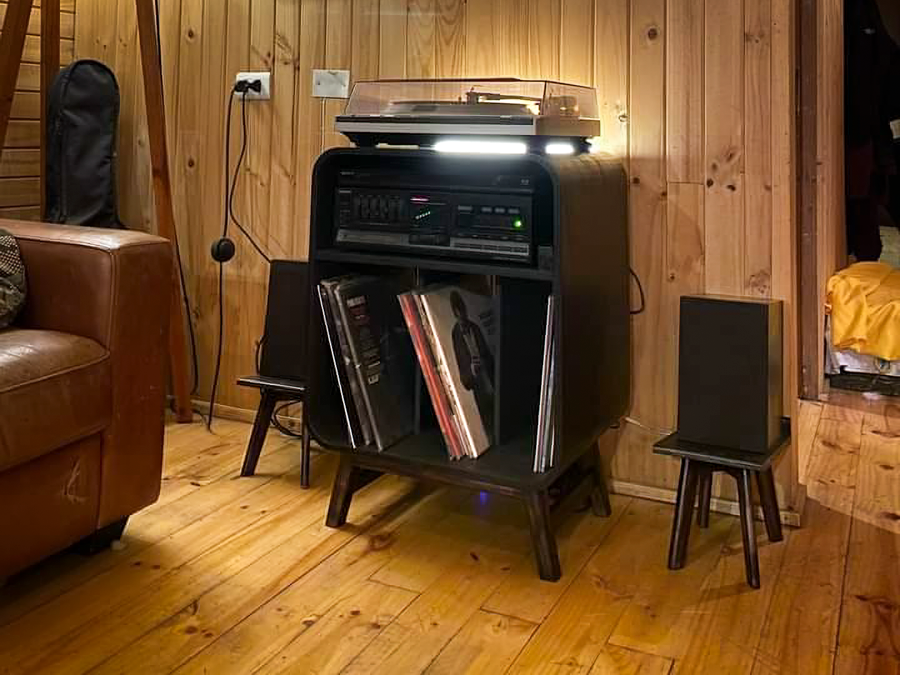 Mueble para tocadiscos Aretha